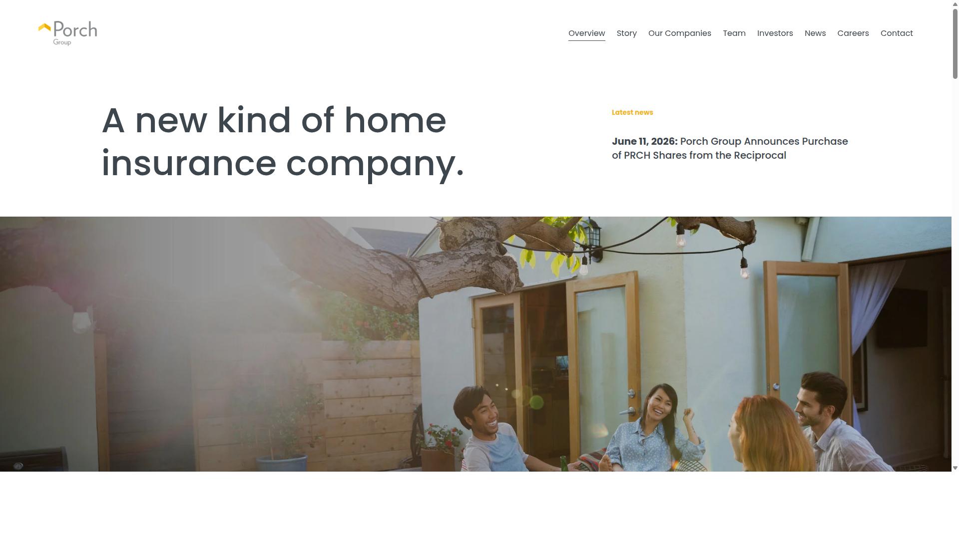 Porch Group website