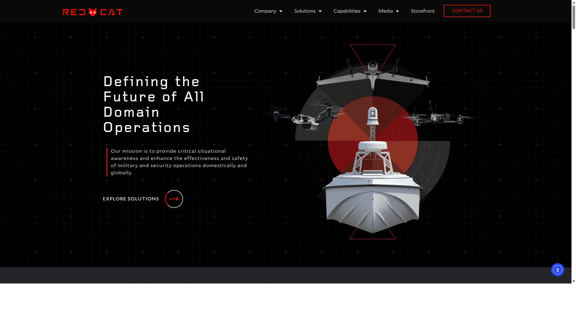 Red Cat Holdings website